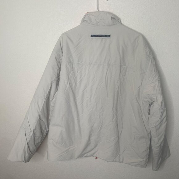 Vtg Tommy Hilfiger Reversible Puffer Jacket Mens XL Beige & Orange Outdoor Utili - Picture 8 of 16